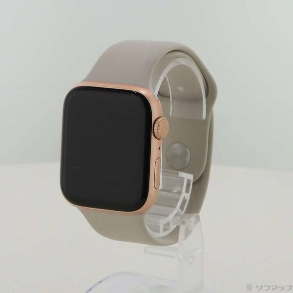 〔 品〕 Apple Watch SE 第1世代 GPS 44 mm ゴールドアルミニウムケース スターライトスポーツバンド 258