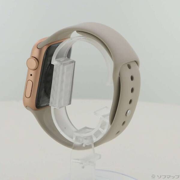 〔 品〕 Apple Watch SE 第1世代 GPS 44 mm ゴールドアルミニウムケース スターライトスポーツバンド 258