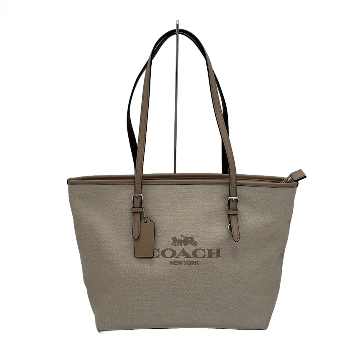 COACH(コーチ) ⁄ モリー・トート_ベージュ⁄レザー⁄PNK | 中古品の販売 