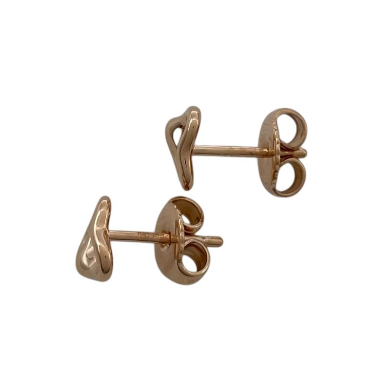 ティファニー TIFFANY＆CO オープンハートピアス ピンクゴールド Au750