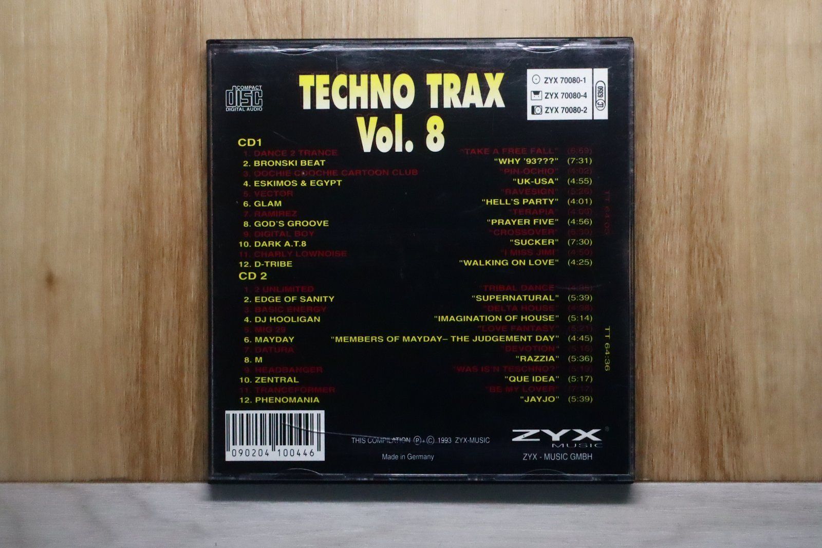 中古CD☆オムニバス/Various Artists□ Techno Trax Vol.8 【ZYX700802
