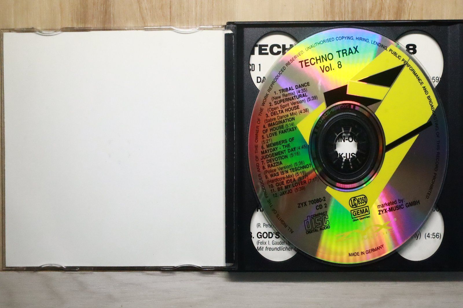 中古CD☆オムニバス/Various Artists□ Techno Trax Vol.8 【ZYX700802
