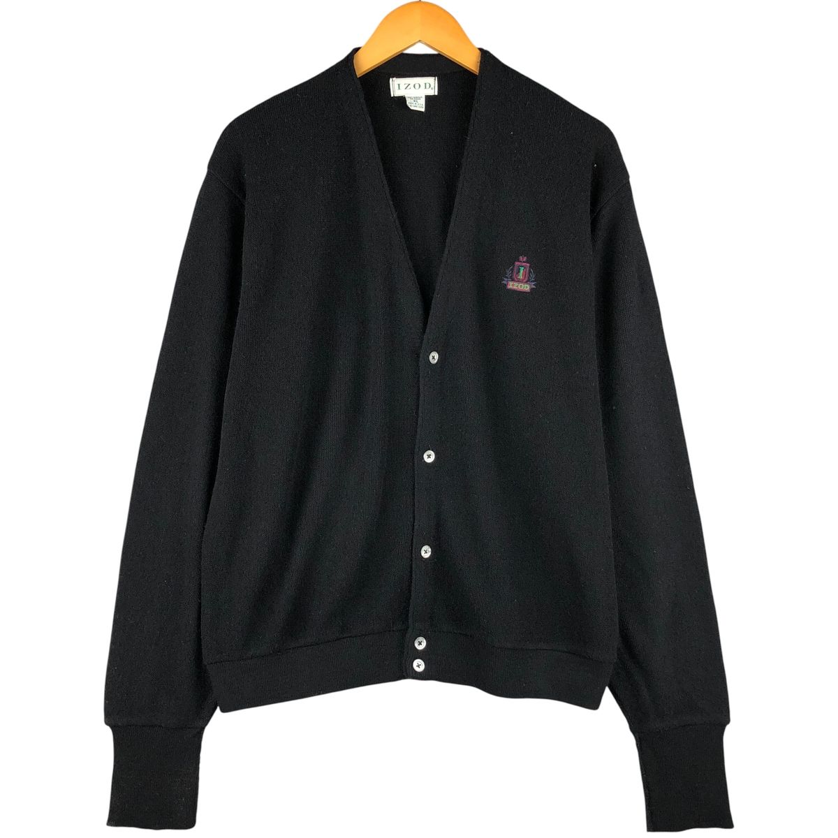 古着 90年代 IZOD アクリルニットカーディガン USA製 メンズXL相当 