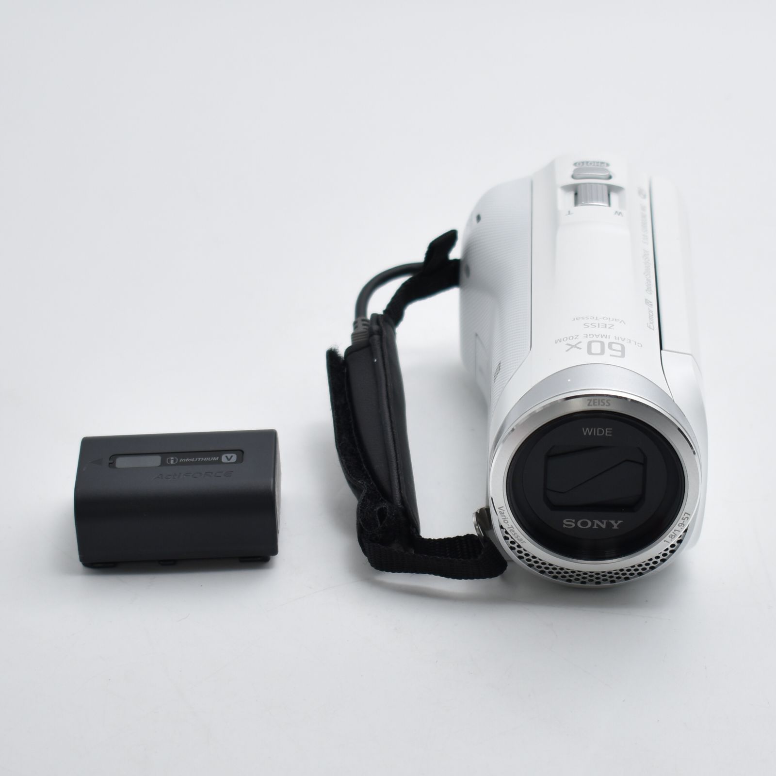 B 10541 SONY HDビデオカメラ Handycam HDR-CX 480 ホワイト 光学30倍 480-W