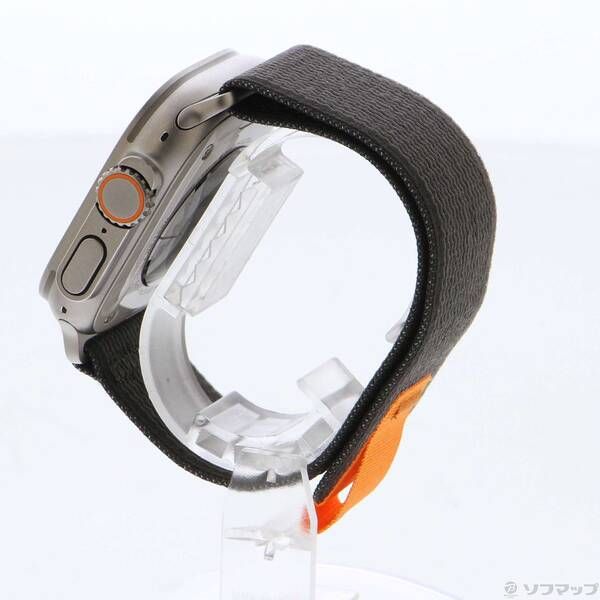 〔 品〕 Apple Watch Ultra GPS Cellular 49 mm チタニウムケース ブラック グレイトレイルループ 258