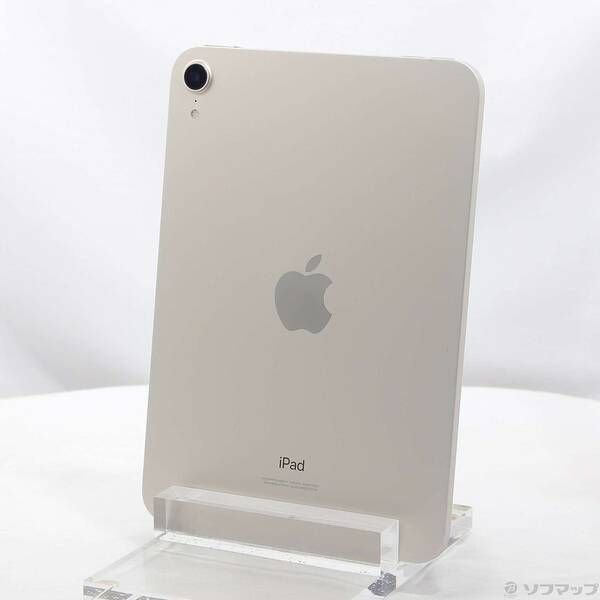 〔中古品〕 iPad mini 第6世代 64GB スターライト MK7P3J／A Wi-Fi【251】