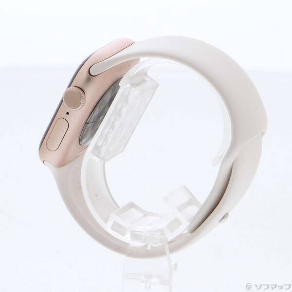〔 品〕 Apple Watch Series 11 GPS 42 mm ローズゴールドアルミニウムケース ライトブラッシュスポーツバンド 262