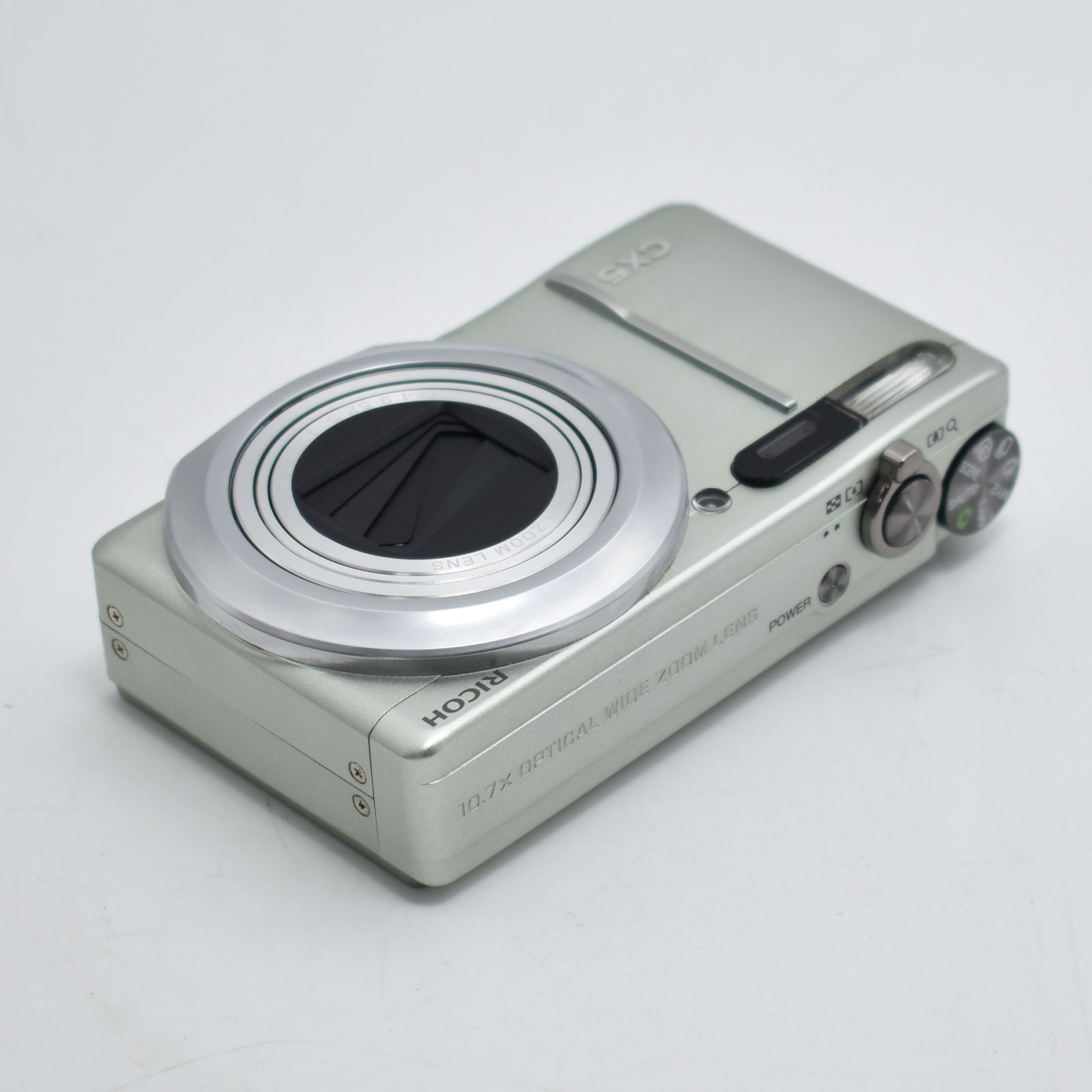  B 10537 RICOH ハイブリッドAFシステム搭載 光学10 7倍ズーム CX 5 グリーンシルバー GS コンパクトデジタルカメラ デジタルカメラ