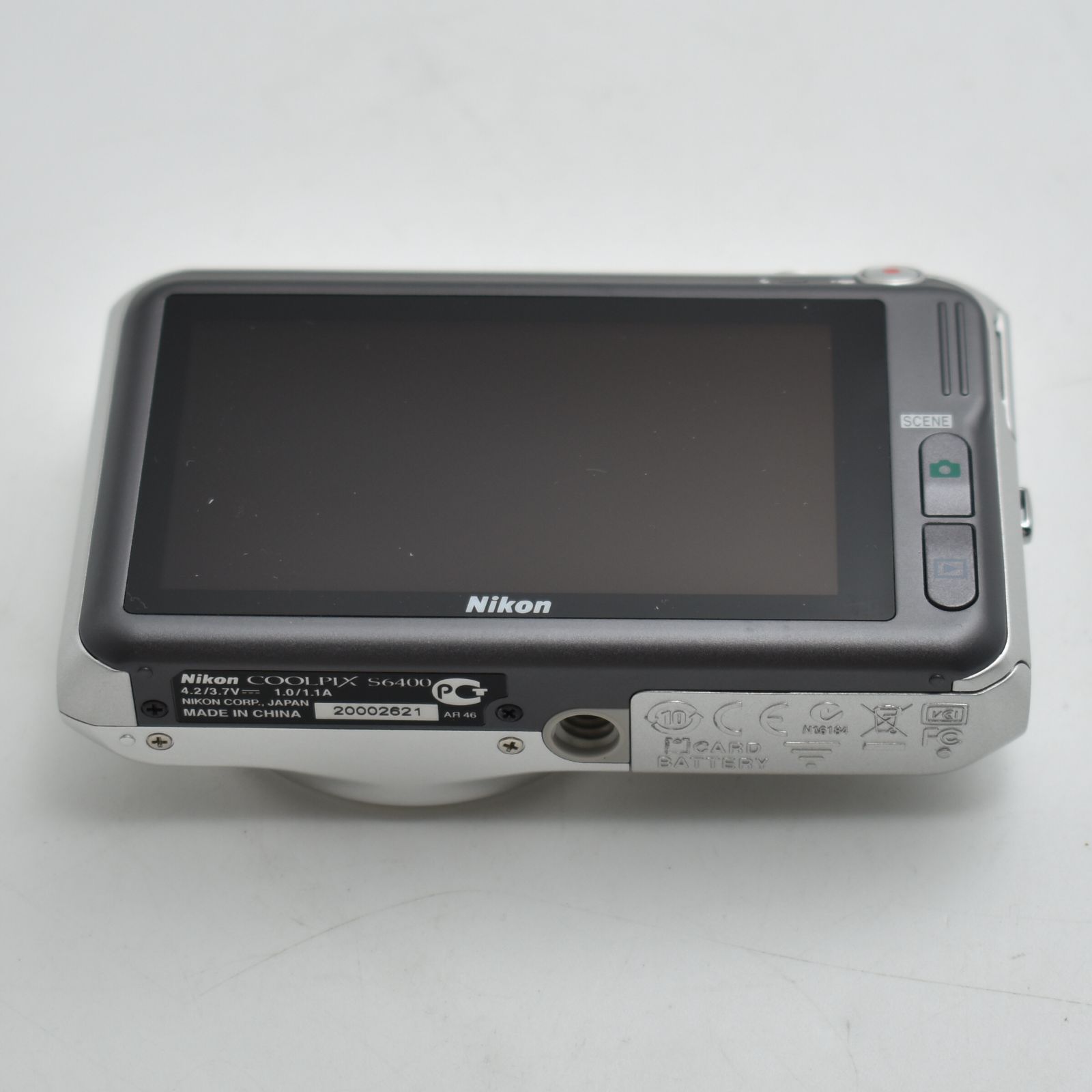 B#10533 Nikon デジタルカメラ COOLPIX S6400 タッチパネル液晶 光学12