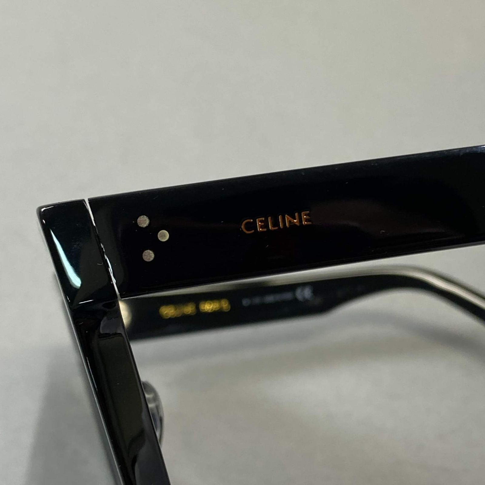 L10 CELINE セリーヌ 偏光レンズ スクエアサングラス CL40130F 55□22 