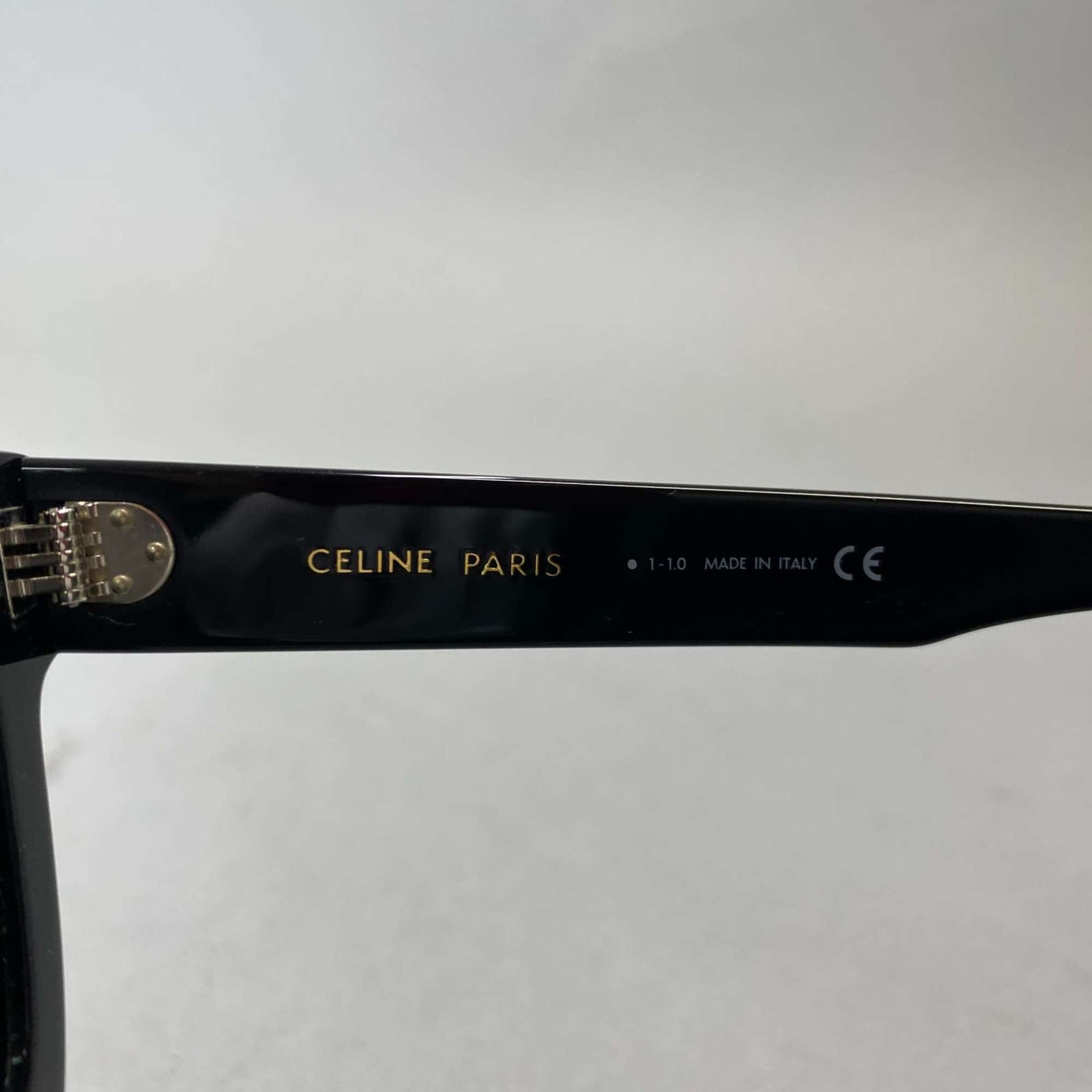 L10 CELINE セリーヌ 偏光レンズ スクエアサングラス CL40130F 55□22 