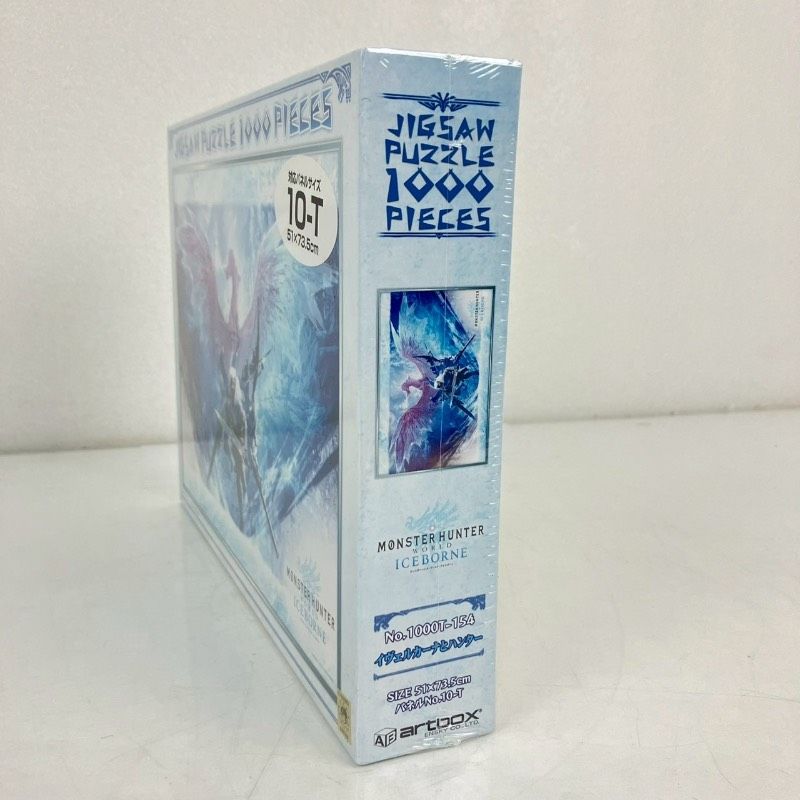 未使用】1000ピースジグソーパズル モンスターハンターワールドアイス 未使用】1000ピースジグソーパズル モンスターハンターワールドアイス