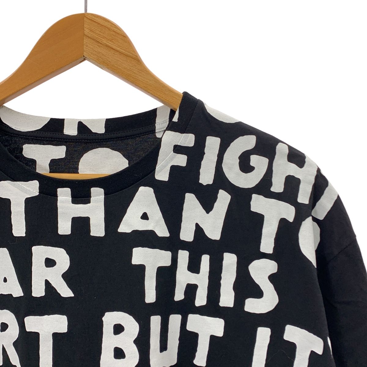 Maison Margiela | メゾンマルジェラ 2025 SS オーバーサイズ チャリティー グラフィック Tシャツ L ブラック メンズ