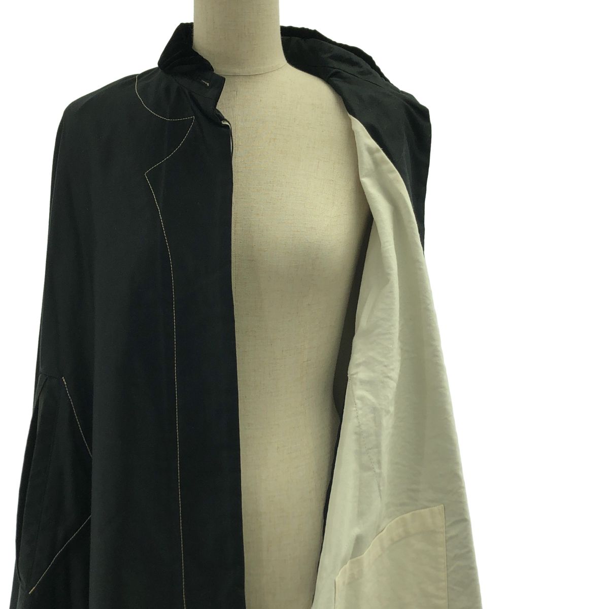 美品】 DOUBLE MAISON / ドゥーブルメゾン | ベロアカラー オーバー  