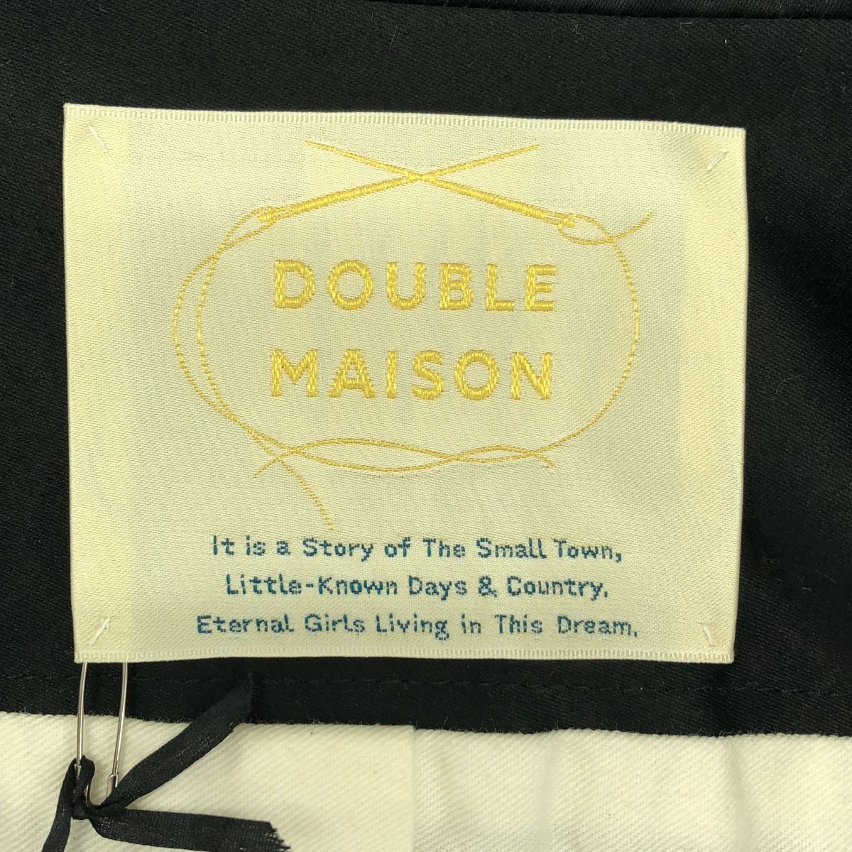 美品】 DOUBLE MAISON / ドゥーブルメゾン | ベロアカラー オーバー  