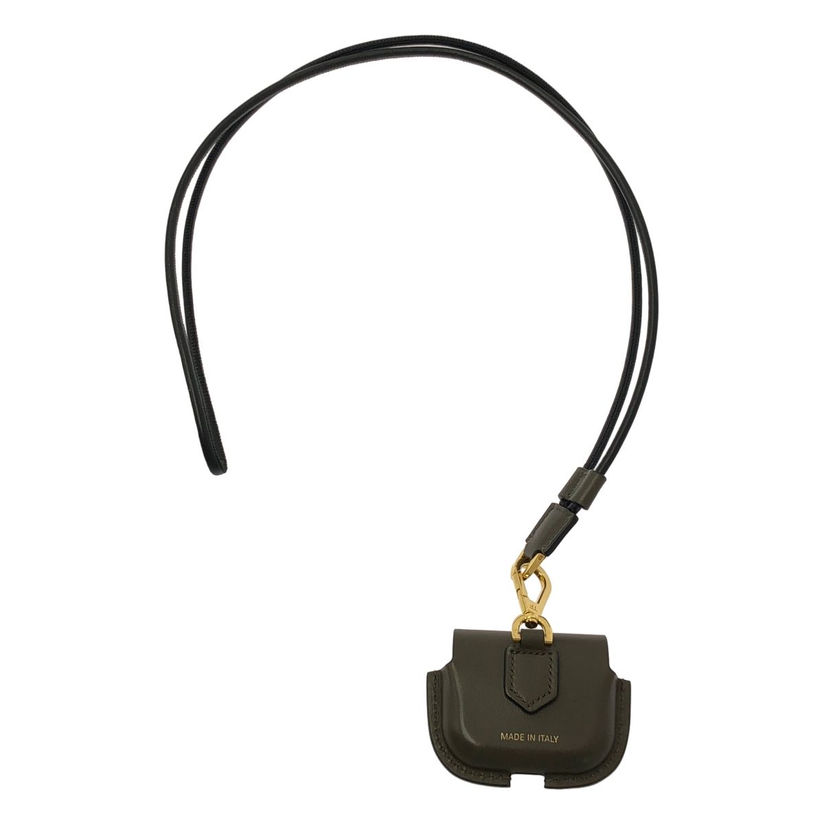 TOM FORD | トムフォード レザー AirPods Pro ケース オリーブ メンズ