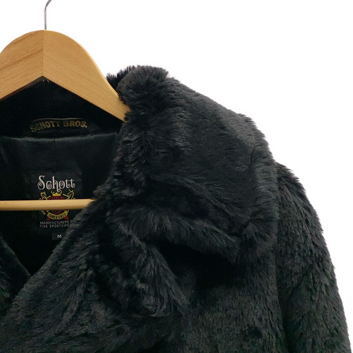 美品】 SCHOTT / ショット | フェイクファー ピーコート | M