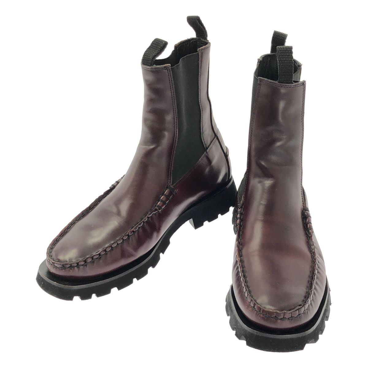 HEREU | ヘリュー ALDA サイドゴアブーツ 40 ワインレッド レディース