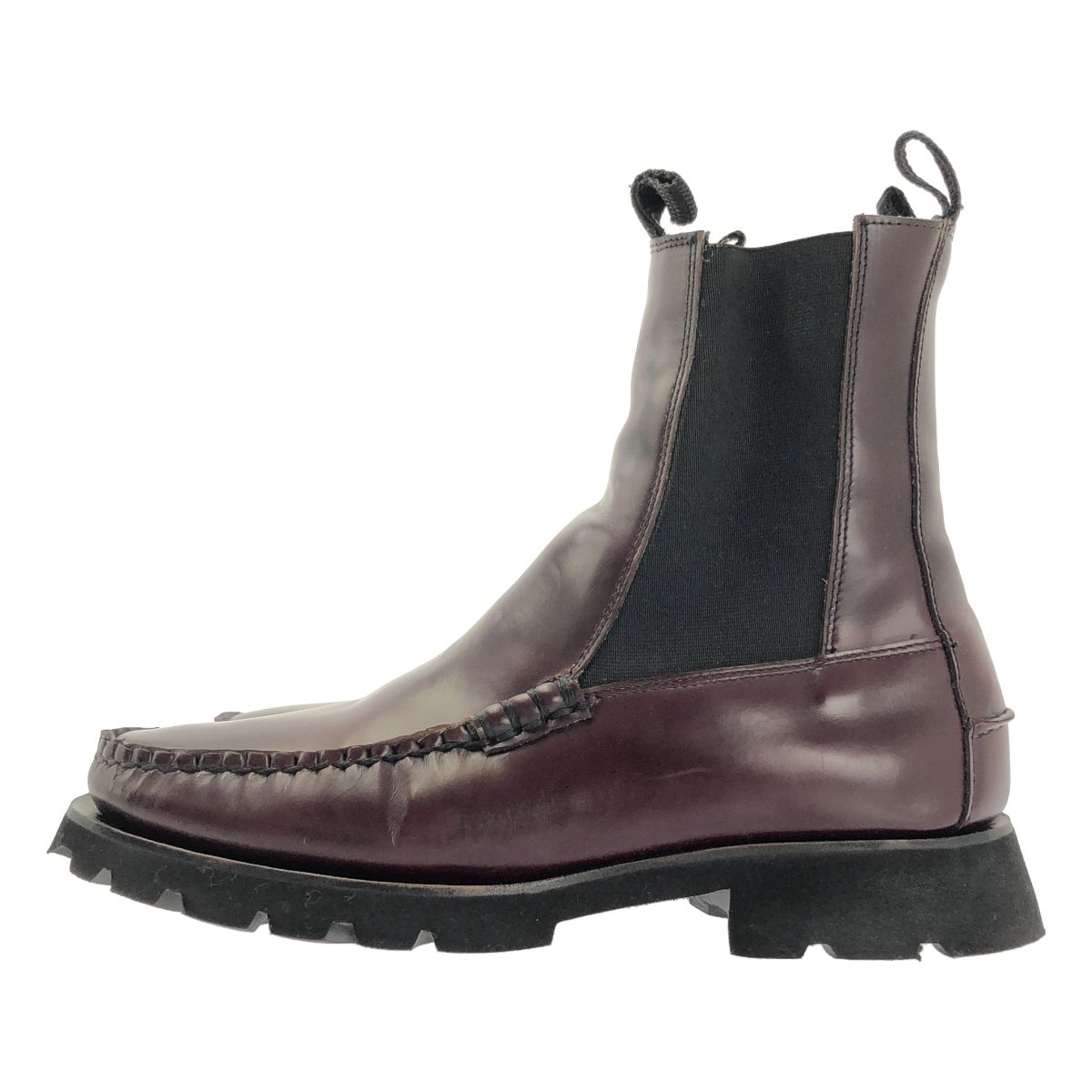 HEREU ヘリュー ALDA サイドゴアブーツ 40 ワインレッド レディース