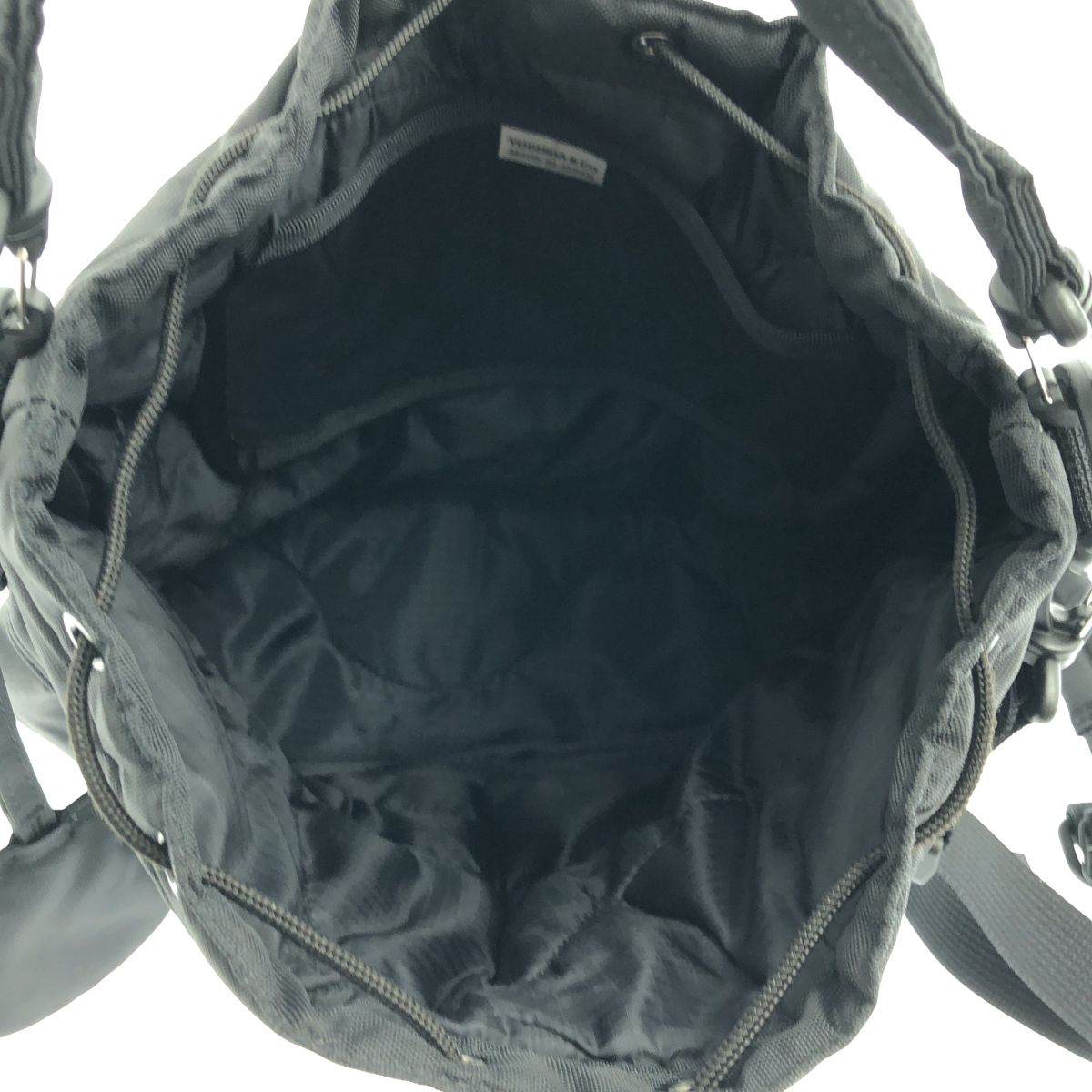  PORTER ポーター ×HYKE 2 WAY TOOL BAG Small ナイロン ツールバッグ S ブラック レディース メッセンジャーバッグ ショルダーバッグ