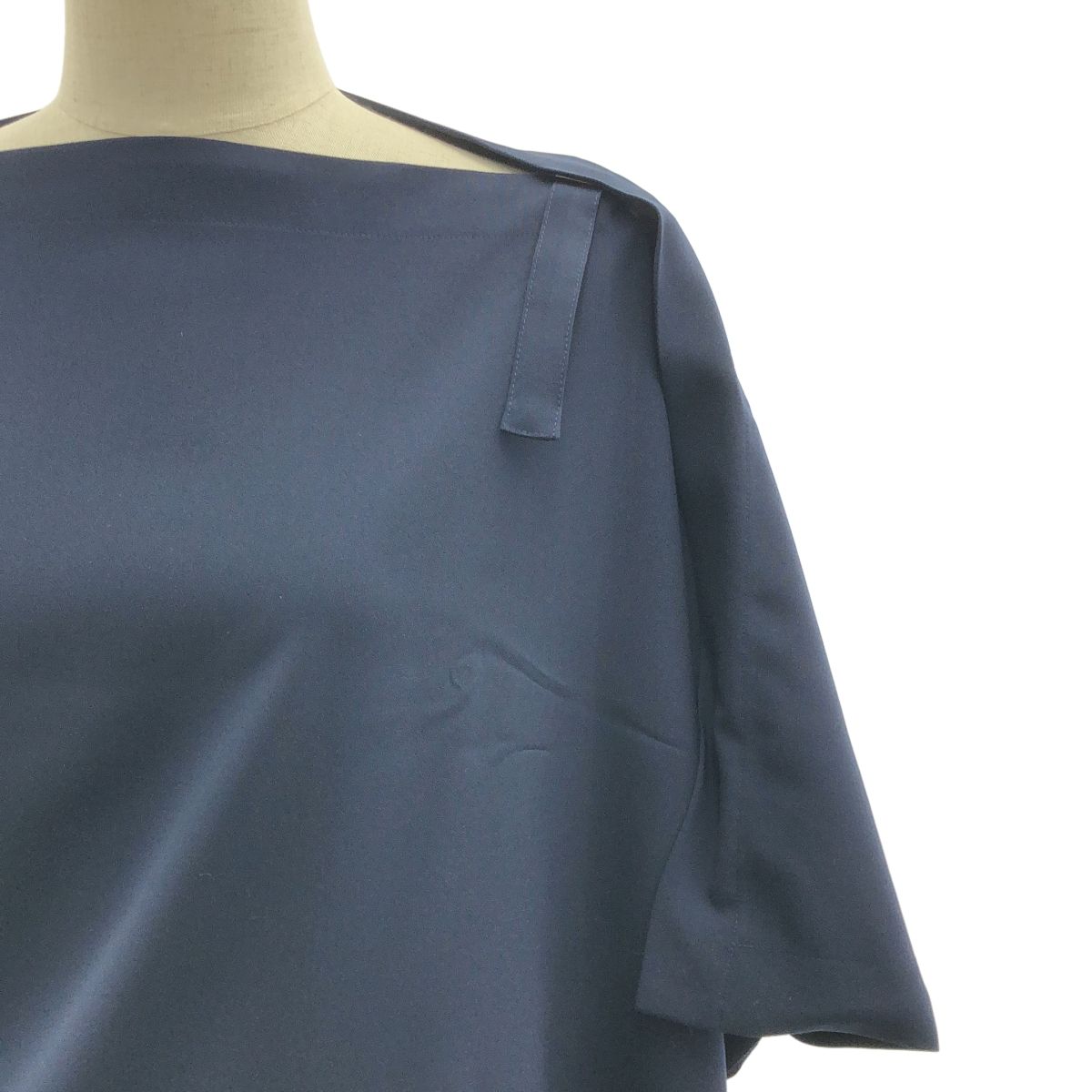 132 5. ISSEY MIYAKE 1325.イッセイミヤケ 2025 SS COLOR スイッチング ドレス ワンピース 3 ネイビー グリーン レディース