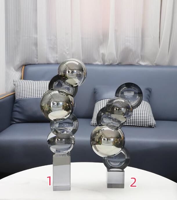 オブジェ クリスタル 幾何学的 デザイン 北欧 置物 オーナメント