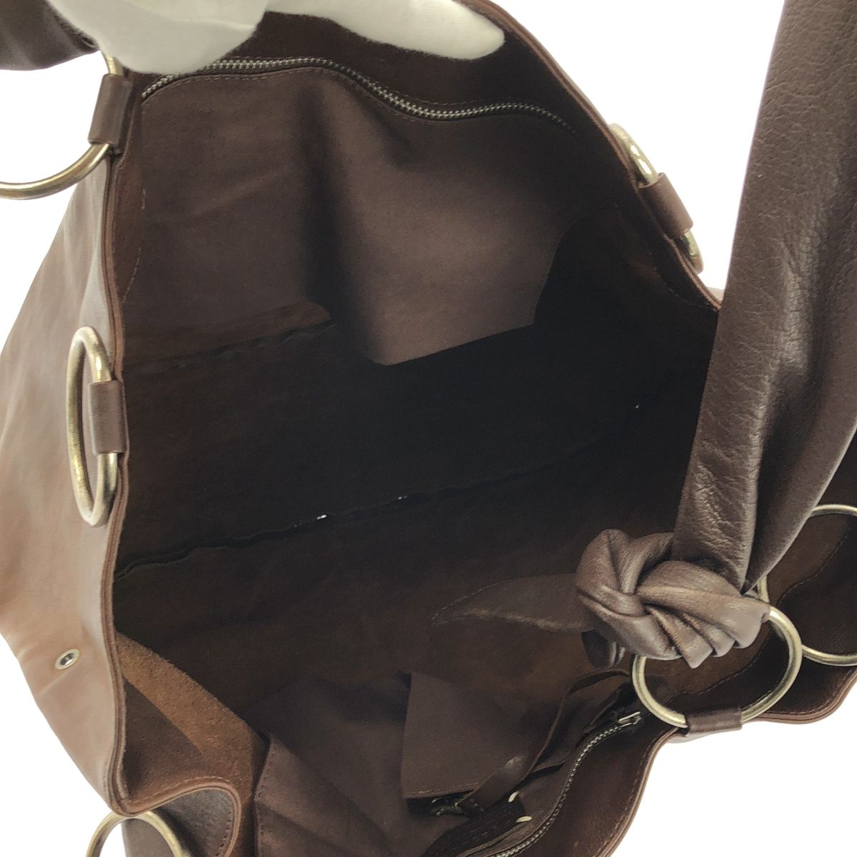 ショルダーバッグ ブラウン