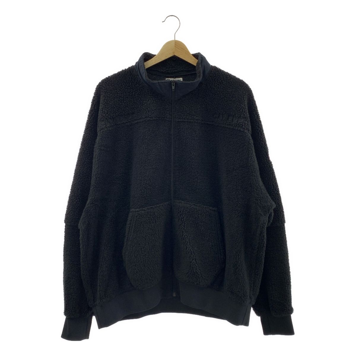 C.E / シーイー | ジップアップ フリースジャケット | XL | ブラック 