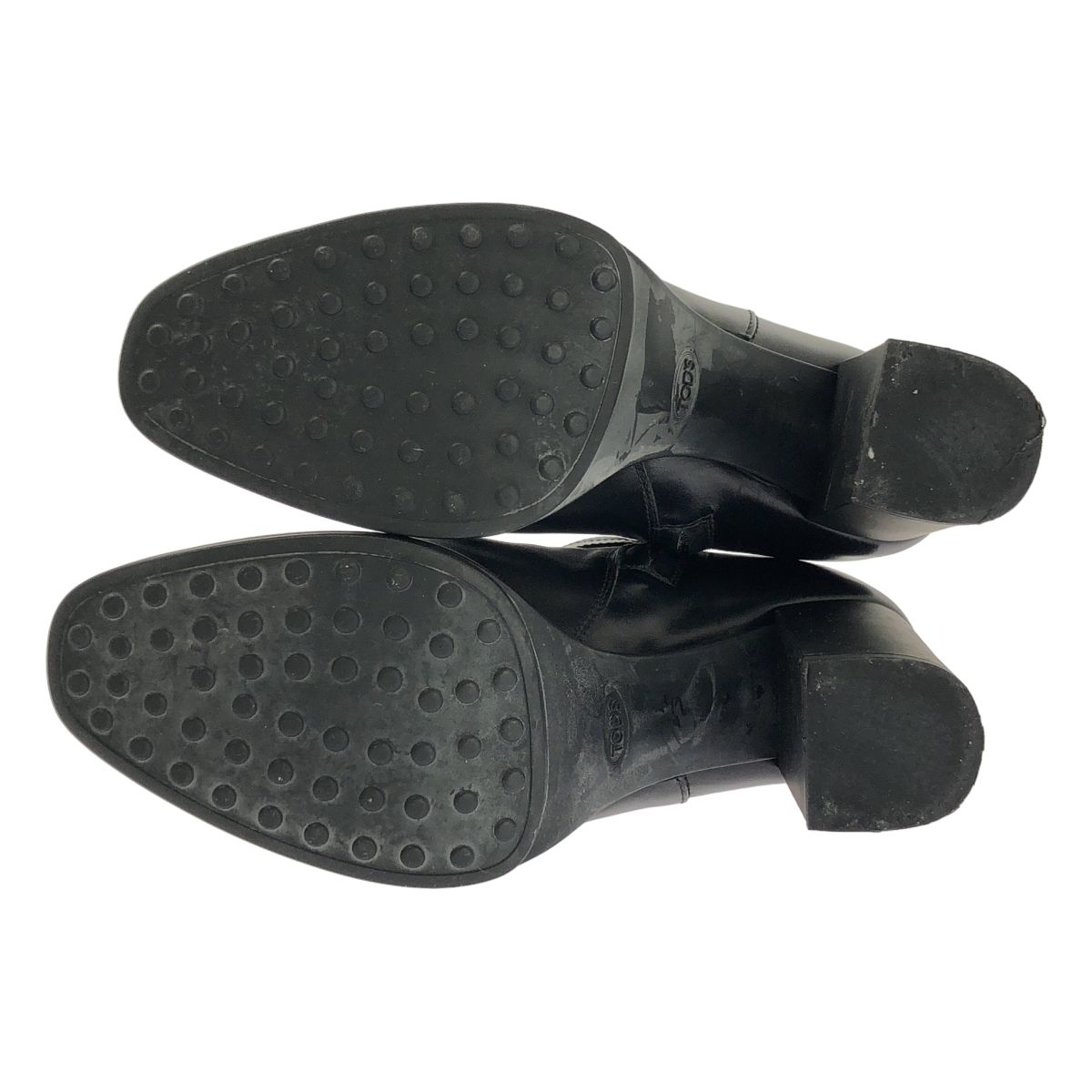  TOD S | トッズ スクエアバックル アンクルブーツ 37.5 ブラック レディース その他 靴