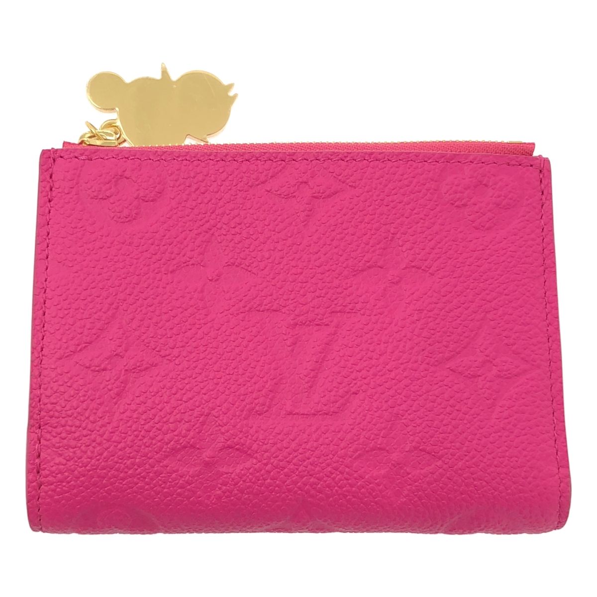 Louis Vuitton ルイヴィトン × TM 村上隆コラボ M 14087 Lisa Wallet モノグラム ポルトフォイユ リサ ウォレット 二つ折り財布 ピンク レディース