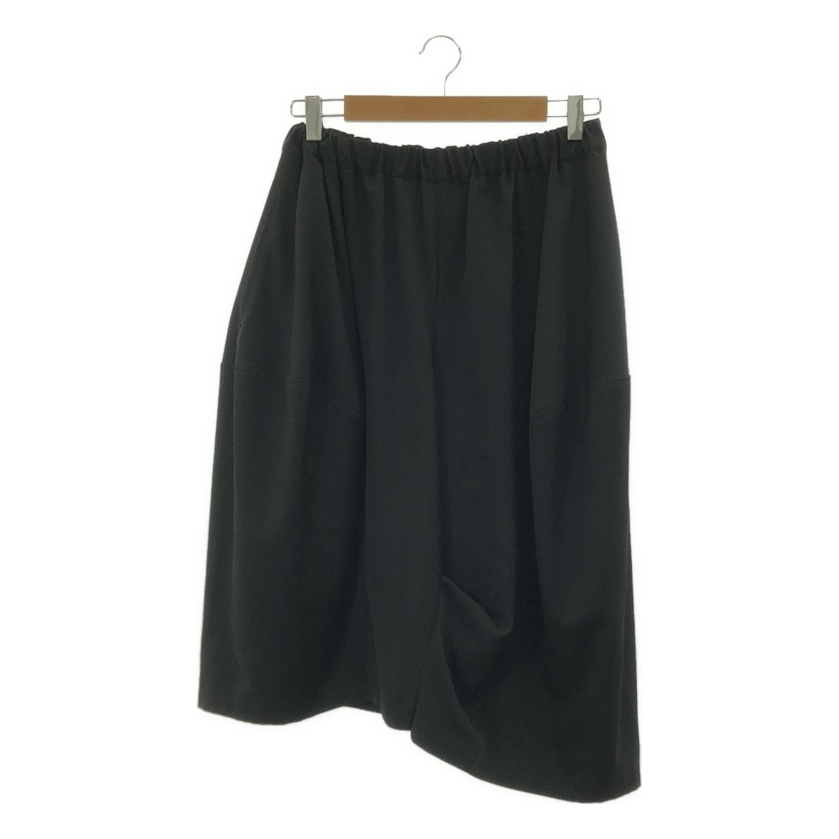  COMME des GARCONS コムコム 2018 SS 変形 立体 アシンメトリー ドローストリング バルーン スカート パンツ XS ブラック レディース その他 パンツ