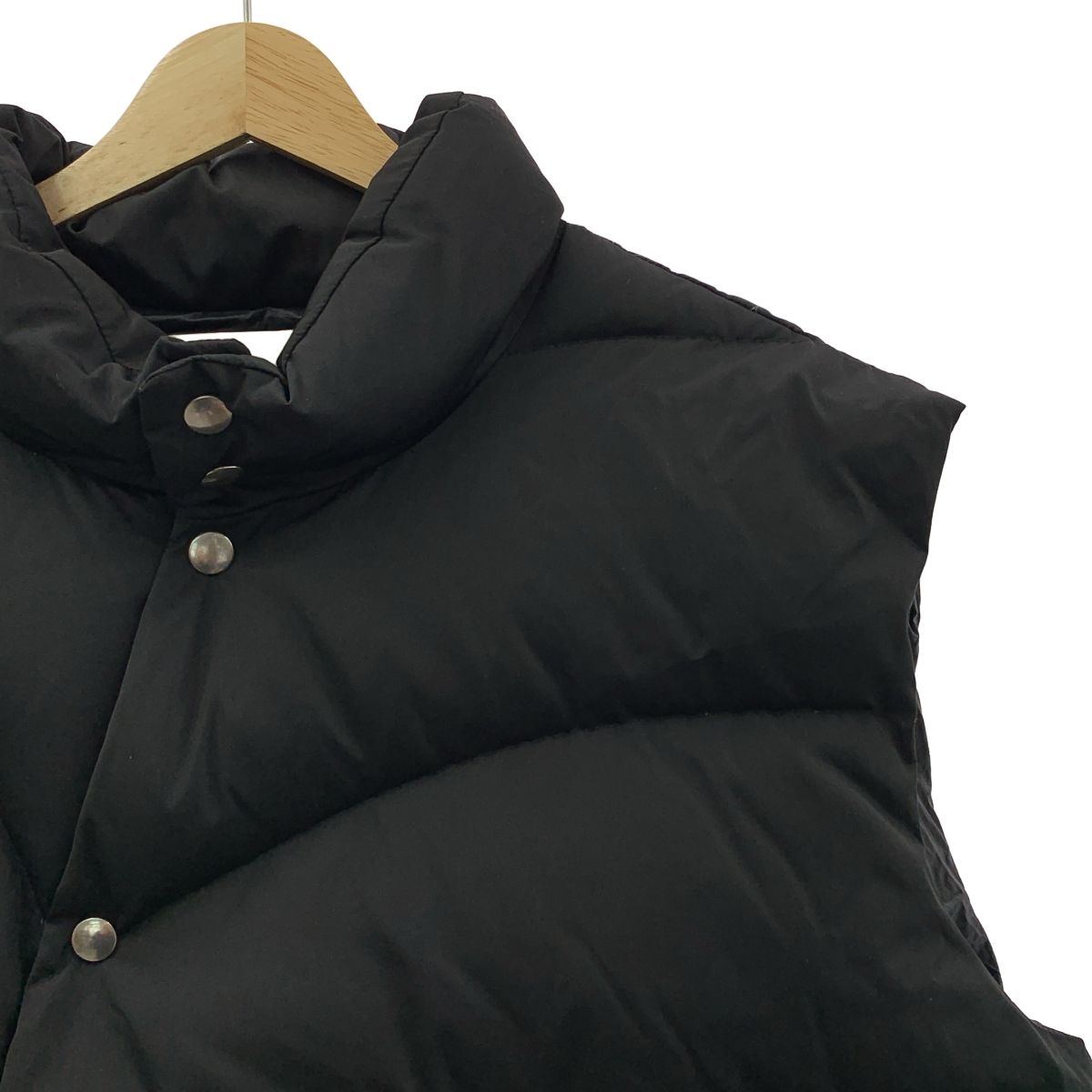 yoshio kubo | ヨシオクボ アシンメトリー ダウンベスト 3 ブラック メンズ