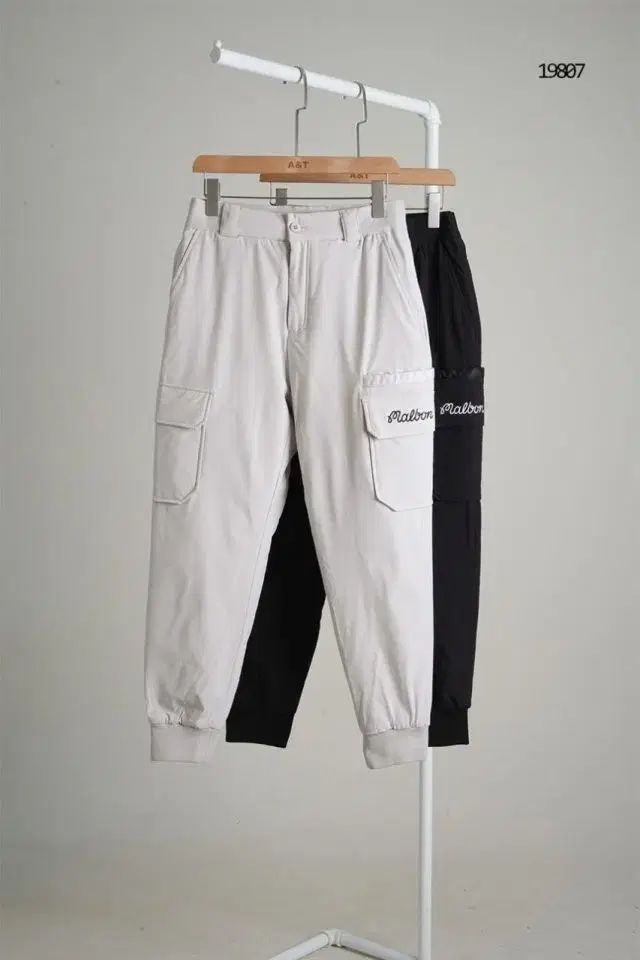 マルボンゴルフ メンズ ダウン カーゴ ジョガー パンツ ポケット