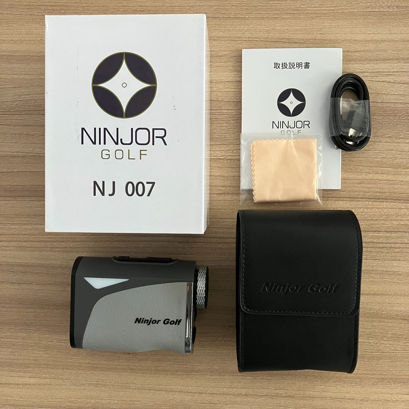 NINJOR GOLF NJ 007 グレー ゴルフ距離計 メーカー認定 品 ニンジャーゴルフ