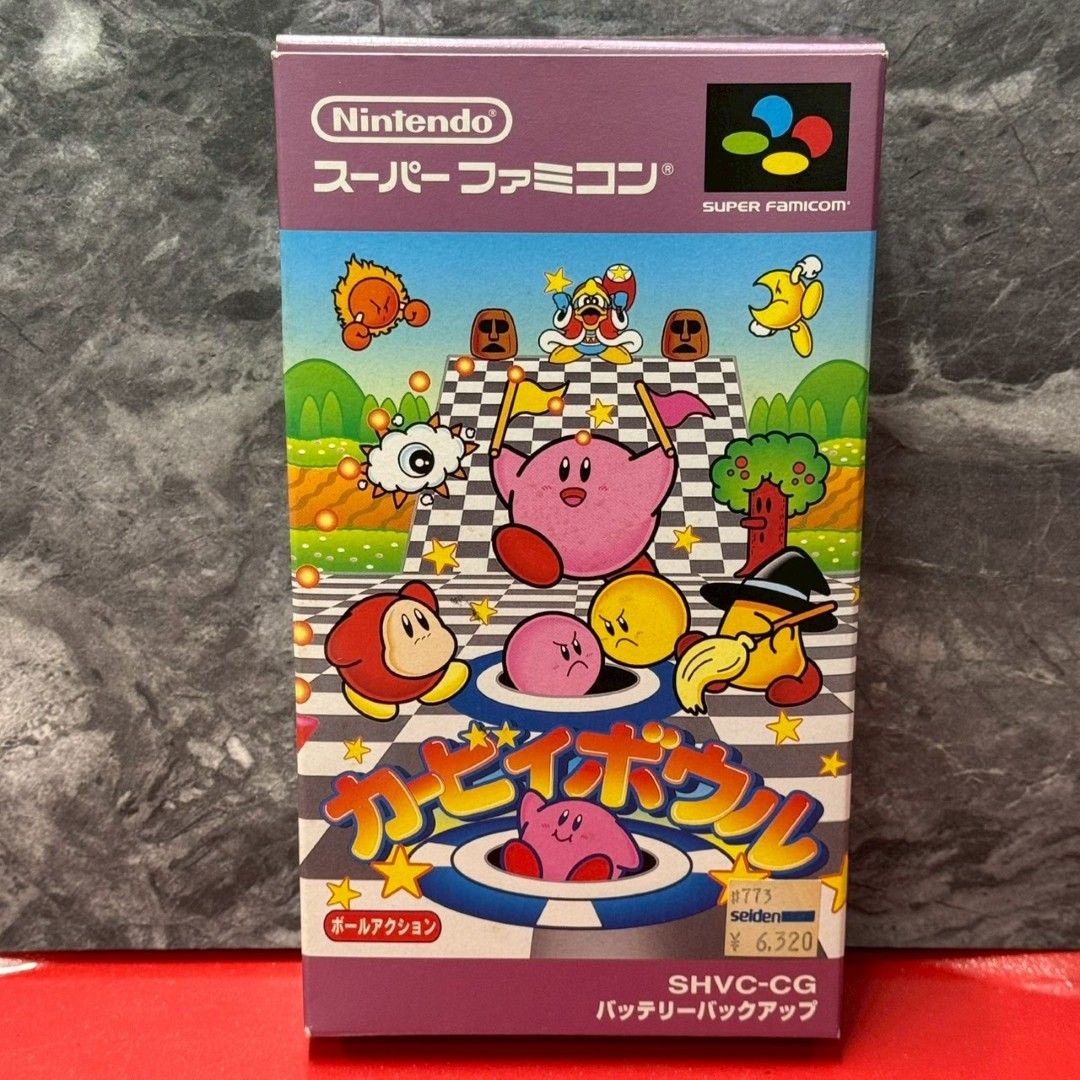 □カービィボウル スーパーファミコン ソフト 箱説付き スーファミ