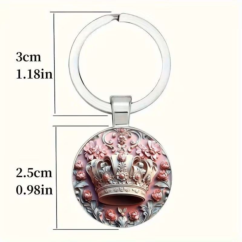 王冠デザイン キーホルダー ☆華やかで優雅な王冠の開運キーホルダー｜幸運・ラッキーアイテム