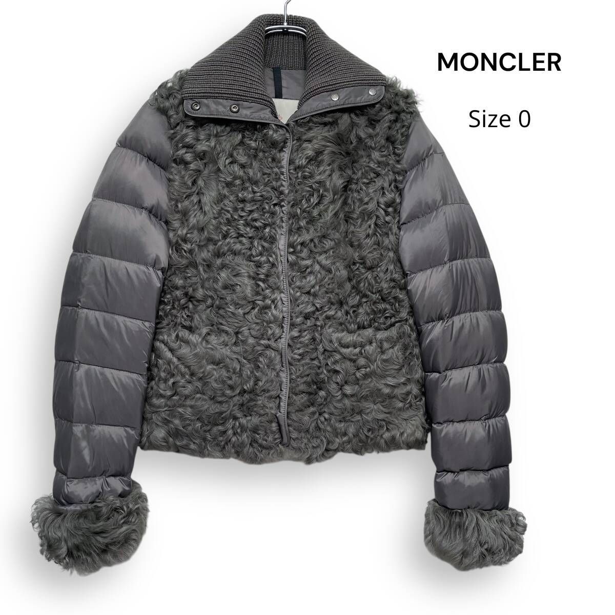 M25119/ MONCLER モンクレール 希少デザイン ファー ダウン