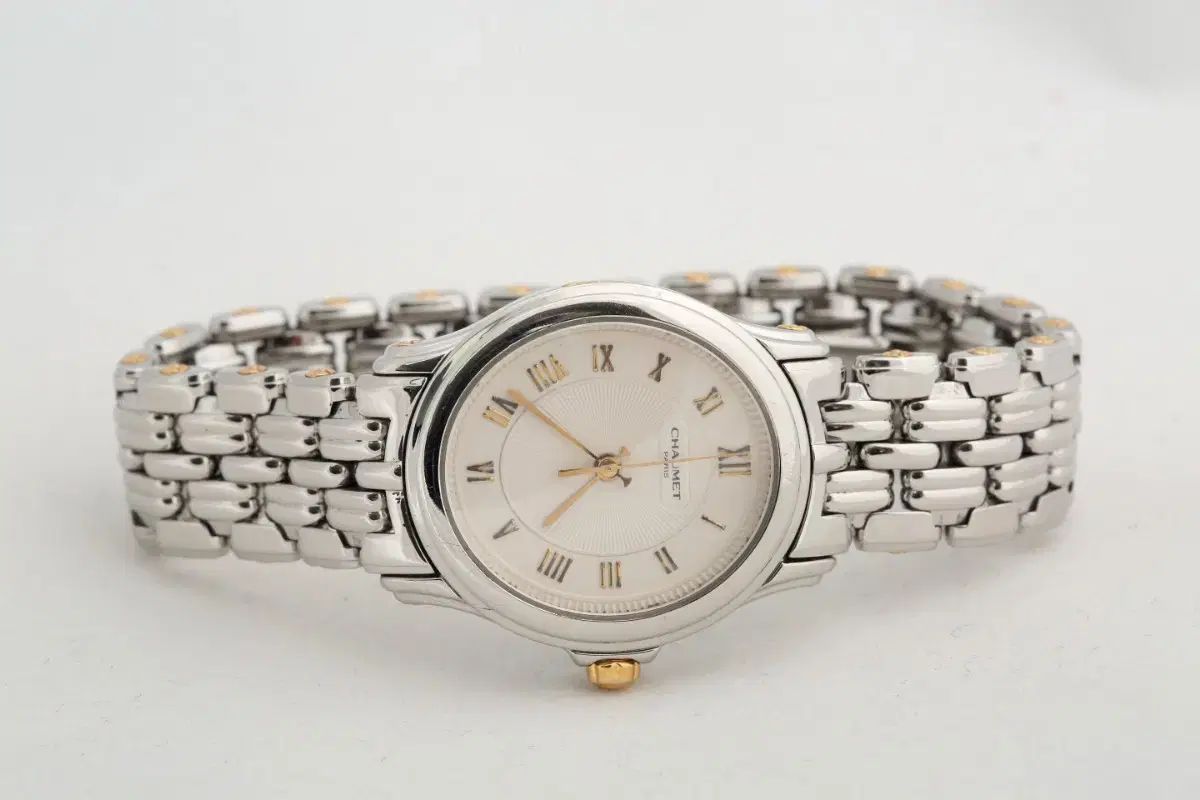  ショーメ23 A-823 アイボリー ダイアル レディース クオーツ 腕時計(クォーツ) 腕時計(アナログ)