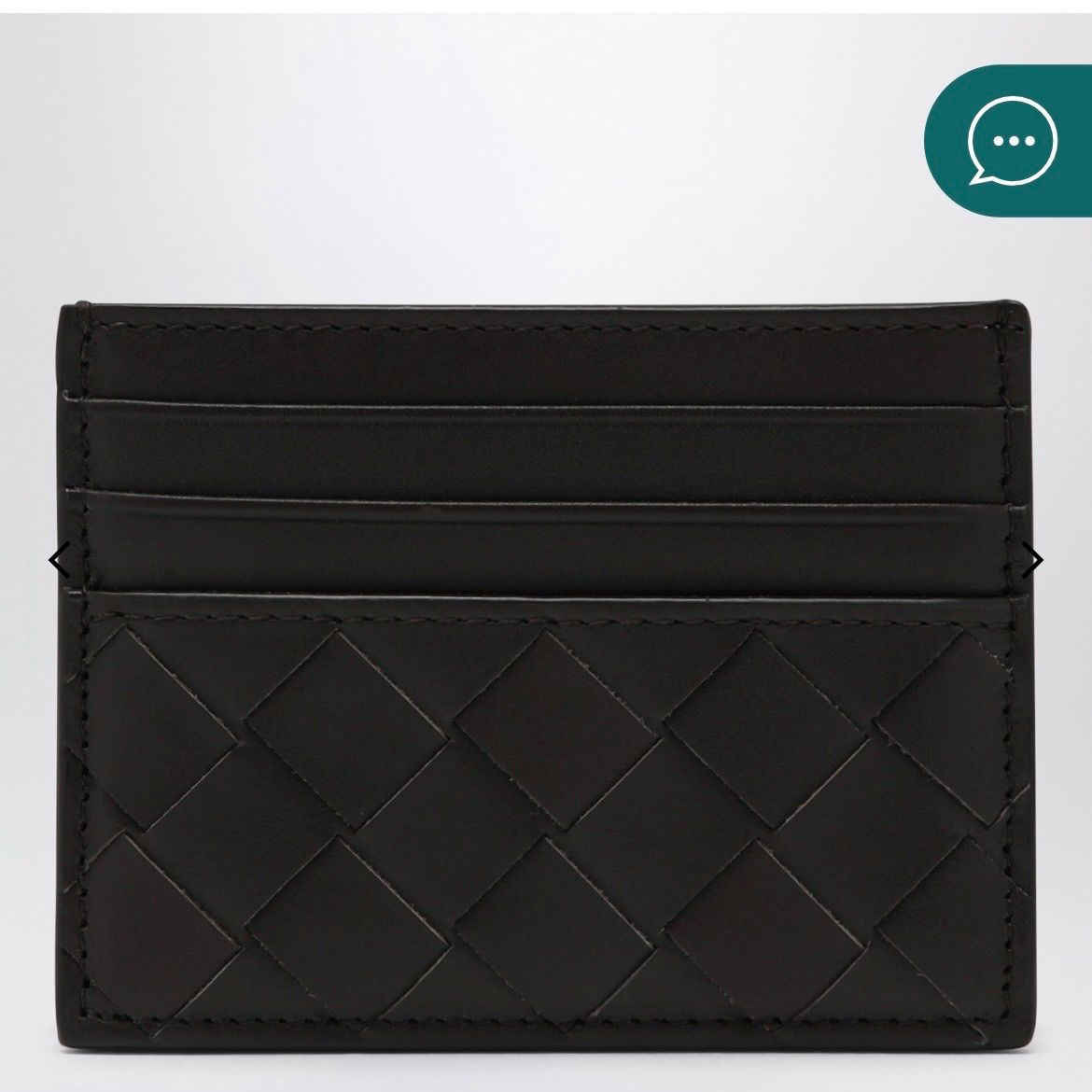 BottegaVeneta ボッテガヴェネタ フォンダン 抹茶 編み込みカードホルダー