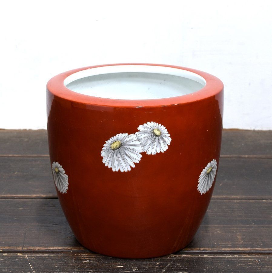 蔵A 2025 a 日陶 ノリタケ 白菊 火鉢