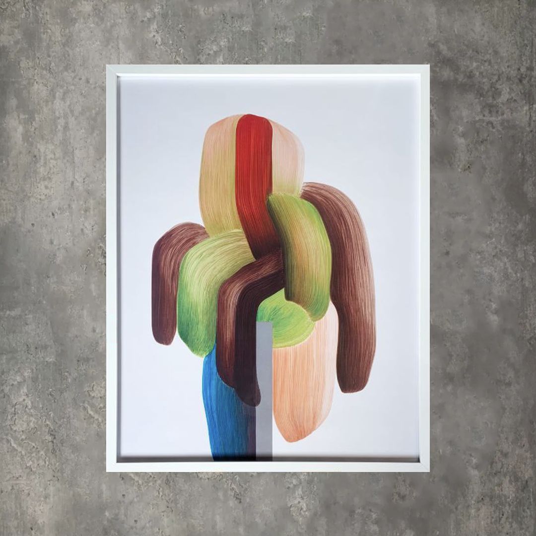 未使用・額装済】Ronan Bouroullec「Drawing 26」正規アートポスター