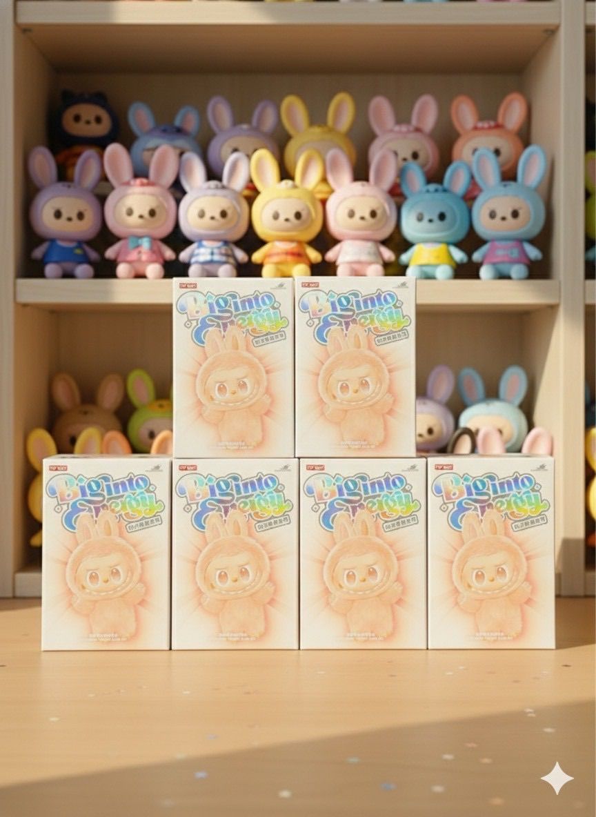 ラブブ Labubu Energy 6ピース ポップマート ぬいぐるみ エナジー 色かぶりなし シークレット 性あり らぶぶ 1アソート分 箱なし