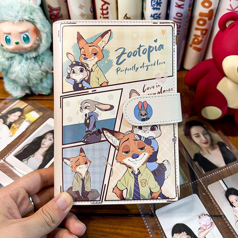 新品】ズートピア ジュディ ニック PU レザー リングノート A6 サイズ