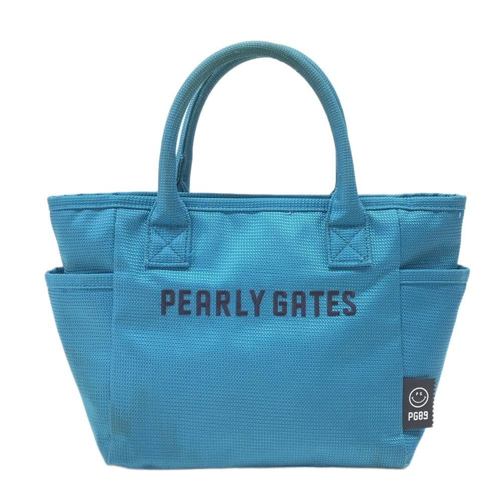 PEARLY GATES パーリーゲイツ カートバッグ ニコちゃん ロゴ ブルー系