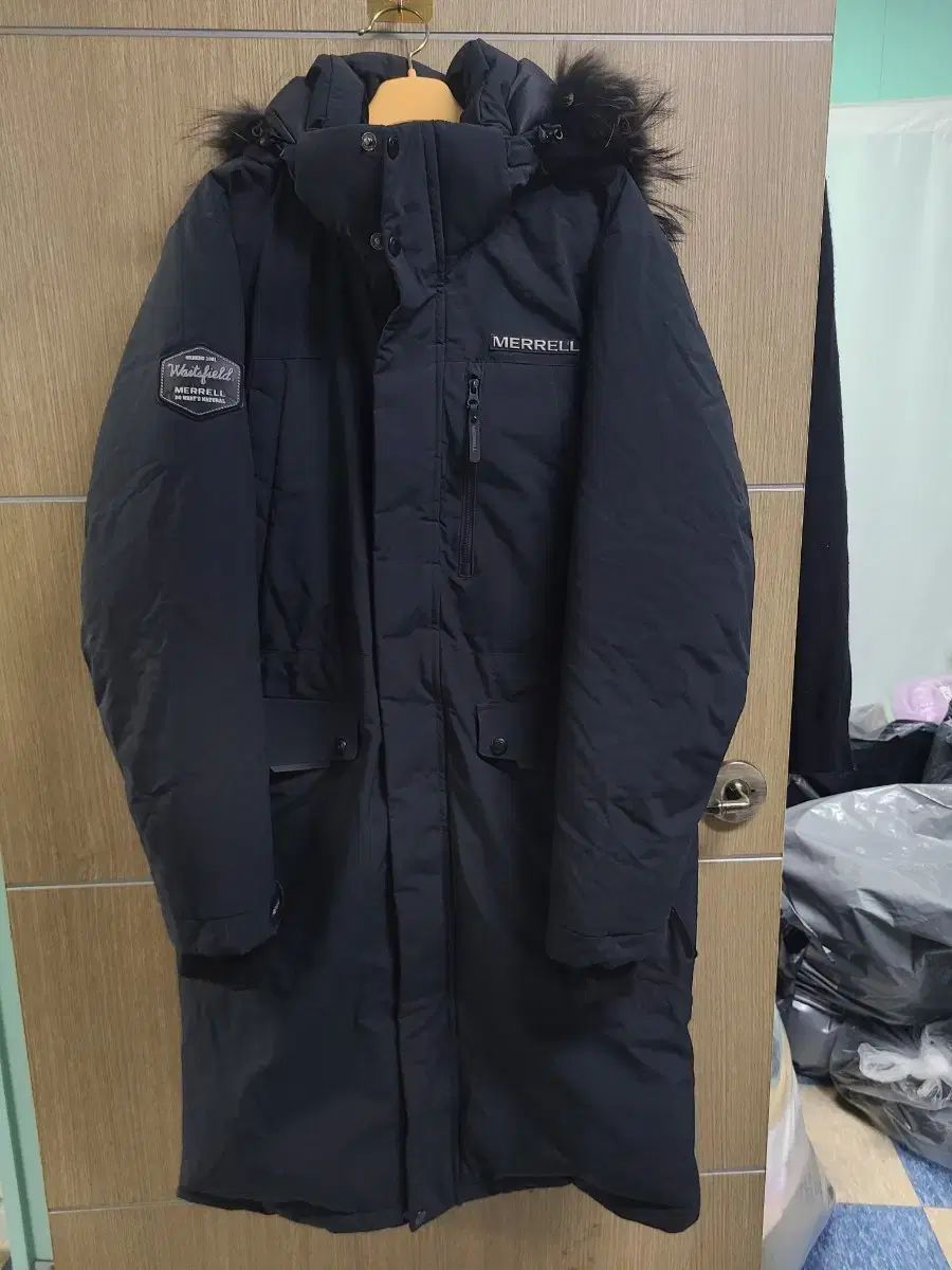 MERRELL メレル グースダウン ダウンジャケット ロング丈 95 MERRELL 