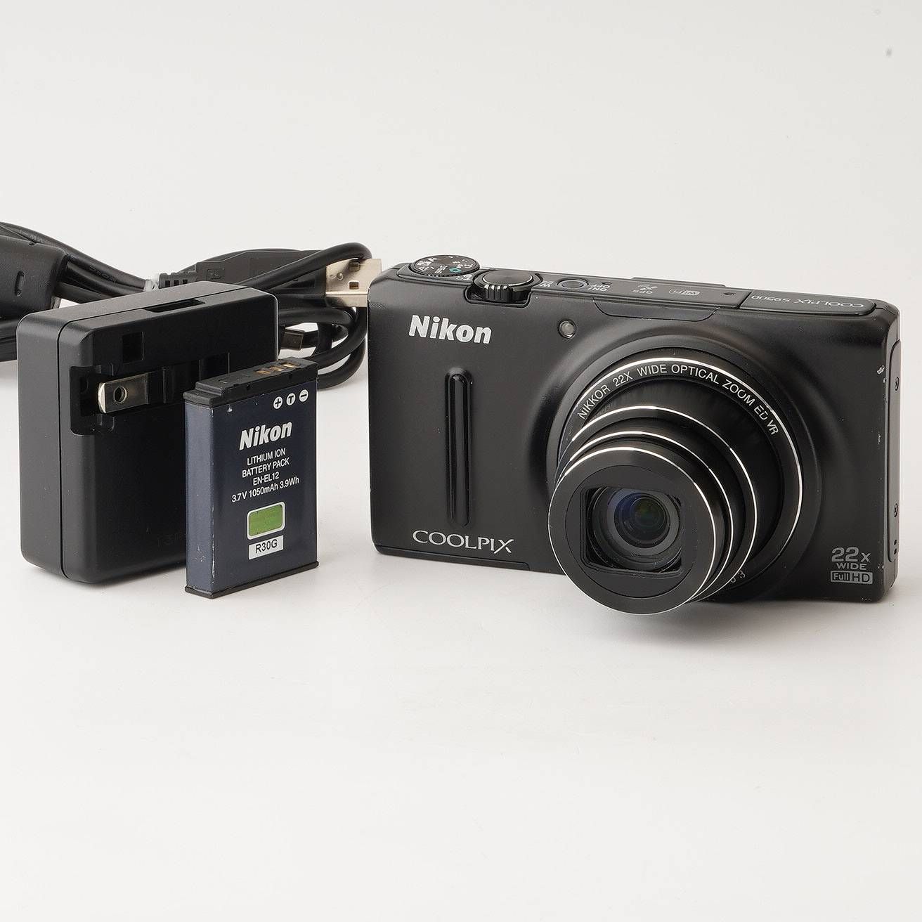 ニコン Nikon COOLPIX S9500 ブラック 22x 光学ズーム - メルカリ