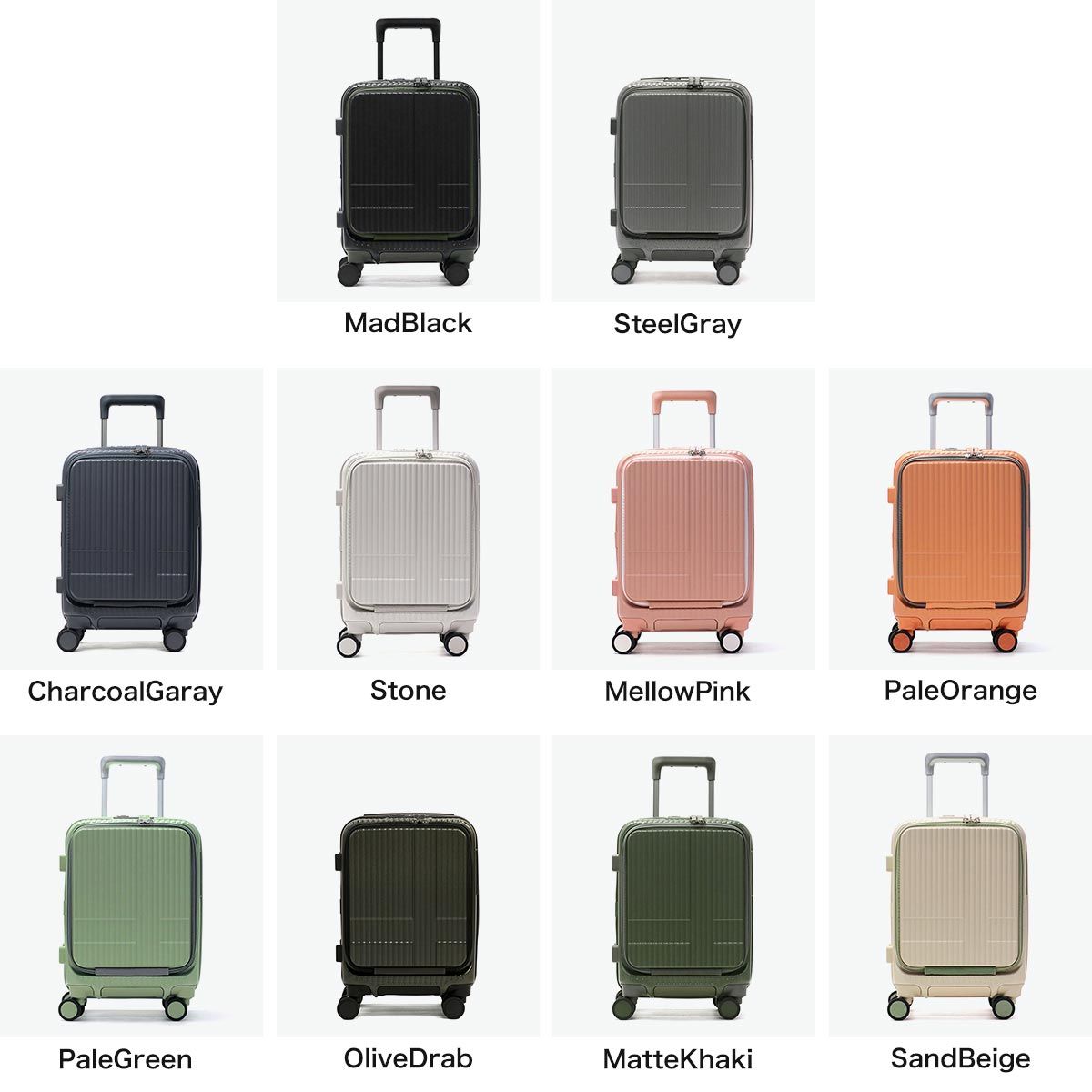 2年保証 イノベーター スーツケース 機内持ち込み 軽量 innovator キャリーケース suitcase 小さめ Sサイズ フロントポケット ストッパー 2泊 3泊 Extreme Journey 21 L Coin-Locker INV 30