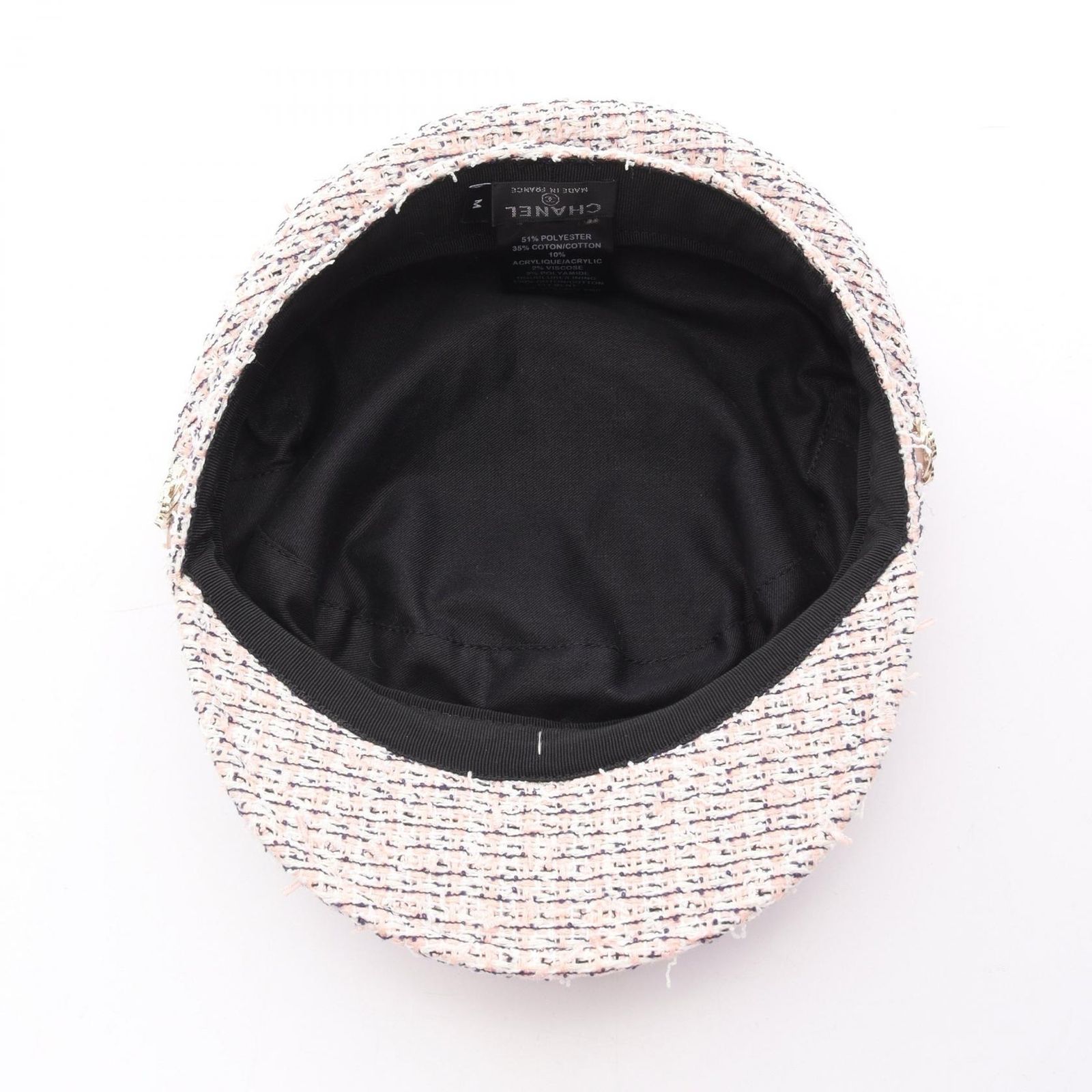 シャネル CHANEL ココマーク ピンク その他 ツイードキャスケット