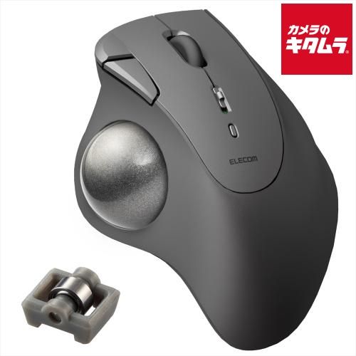 エレコム M トラックボールマウス IST 36 mmボール 親指 ベアリング支持 Bluetooth 5ボタン ブラック