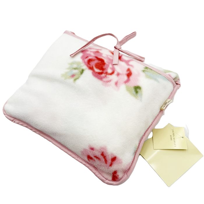 LAURA ASHLEY ローラアシュレイ ブランケット 着る毛布 ポンチョ